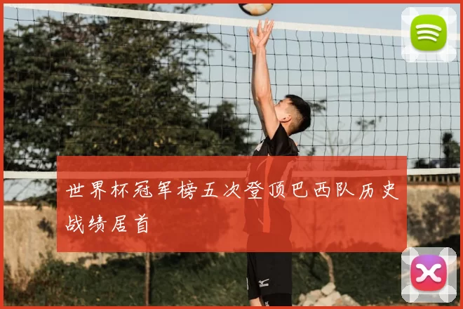 世界杯冠军榜五次登顶巴西队历史战绩居首